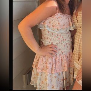 Floral 2-peice dress! Worn once, great condition!!